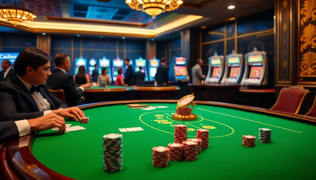 Experience the thrill of gaming and strategy at https://hanoiculturetravel.com/ with a vibrant casino scene featuring poker and roulette.